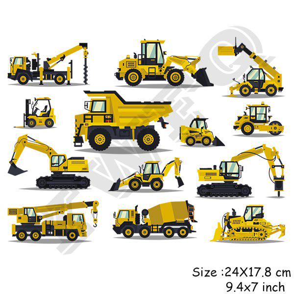 

Наклейки на одежду.набор рисунков автомобилей 24x17.8