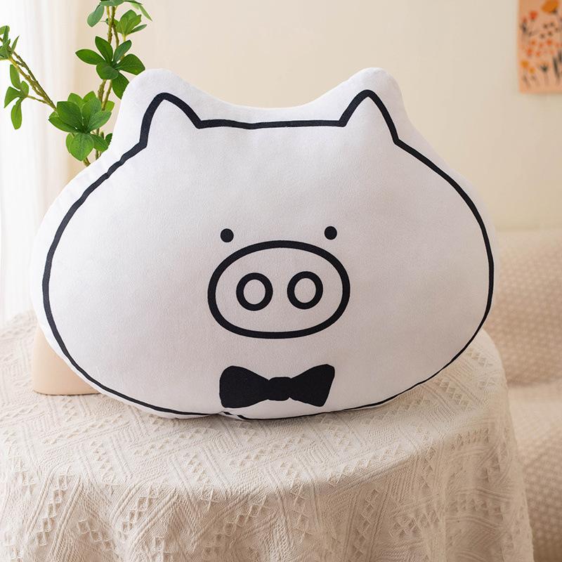 

Креативная подушка-игрушка в виде свиньи, плюшевая игрушка, кукла-поросенок, домашняя подушка, подушка, кукла для успокоения девочки 50*35cm（0.45kg）