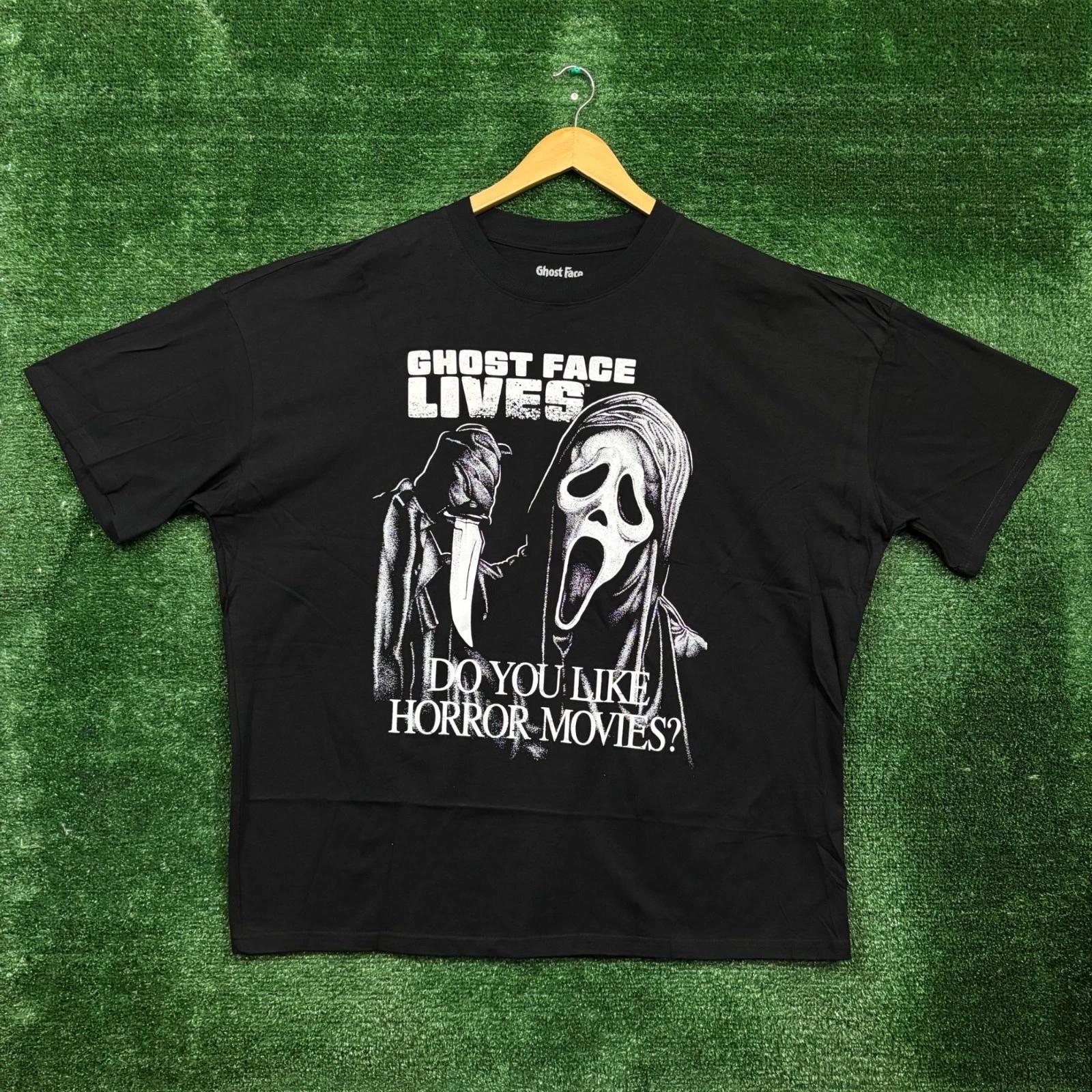 Scream Ghostface Lives Horror Movie Oversized T-Shirt Size XXL S