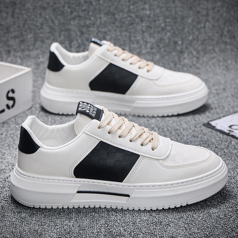 

Men s shoes 2025 autumn new breathable little white shoes men s trend versatile platform sports shoes casual student board shoes 39