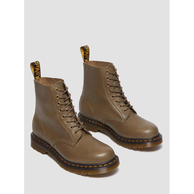Dr. Martens 1460 Leather Round Toe Lace-Up Flat Ankle Boots Unisex Ankle Boots Brown 31004352