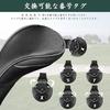 Golf Club Head Cover Long Neck Lightweight Dustproof Wear-resistant Compatible 440 460cc Driver Fairway Wood Utility Conversion Tag Included