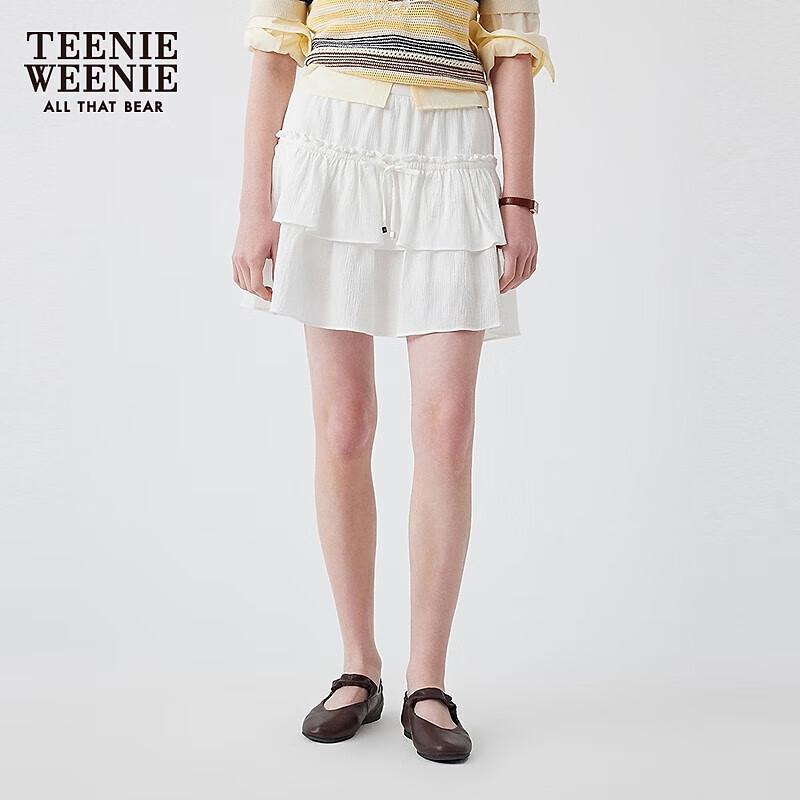 Teenie Weenie Ruffle Hem Mini Skirt L