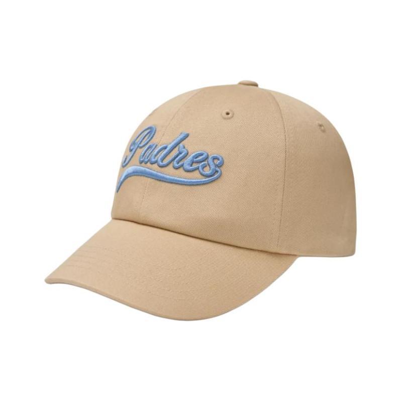 MLB Cotton Polyester Baseball Caps Unisex Brown Fashion 3ACPVL34N13BGL