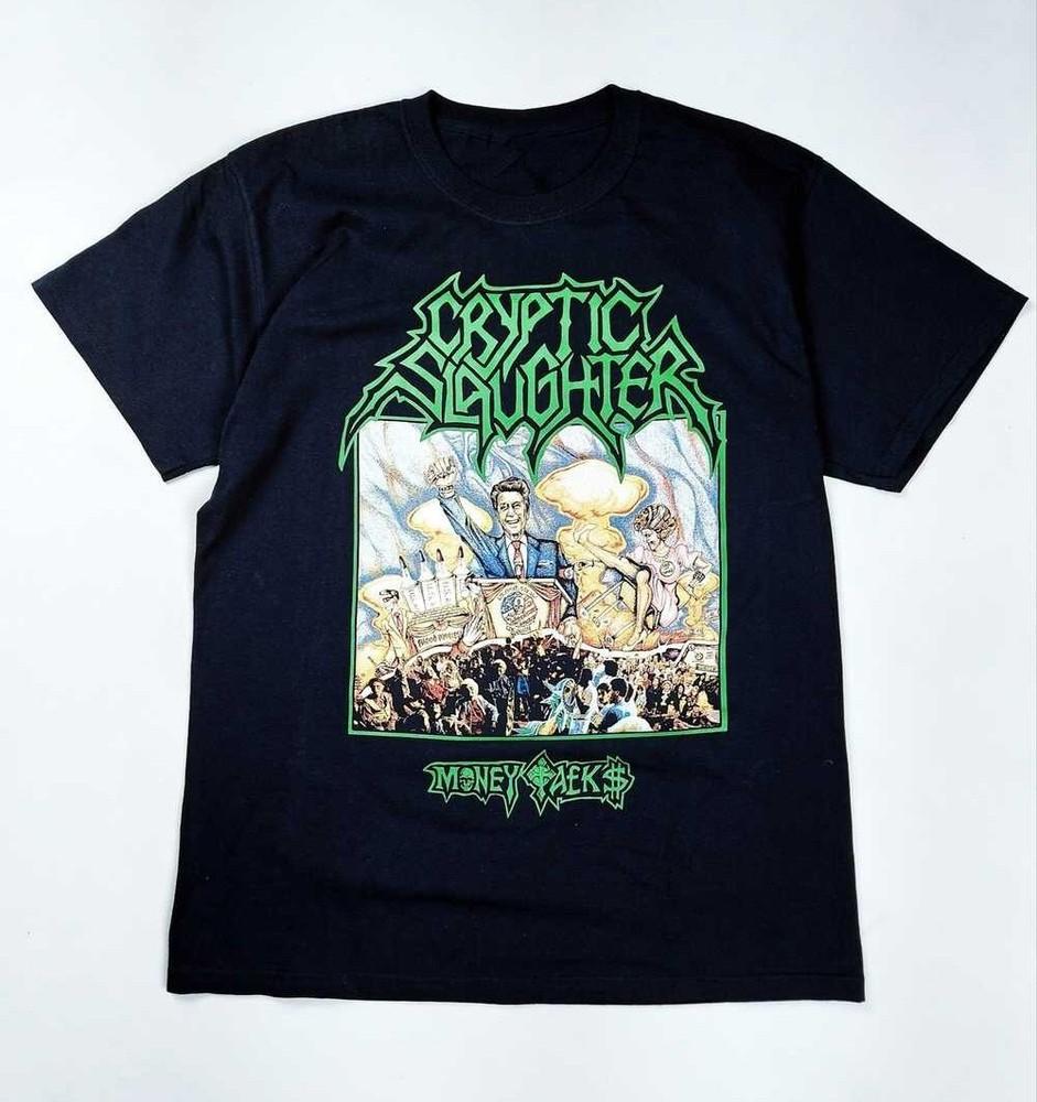 

Cryptic Slaughter Money Talks Shirt Classic Unisex Black S-5XL 1J0022 Unisex T-Shirt M