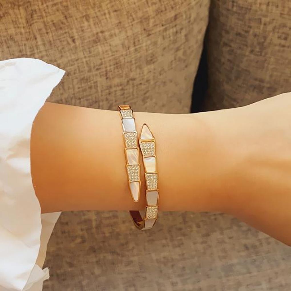 Women's Daily Snakesten Bangle Bracelet