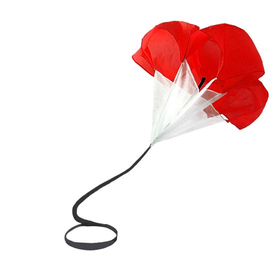 Widerstand Fallschirm Verstellbarer Bund Verschleißfest Gute Zähigkeit Wiederverwendbar Tragbar Laufspeedtraining Training Fitness Schleppfallschirm