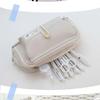 Japanese Style Cotton Rope Pencil Case - Large Capacity for Junior & Senior High School Students