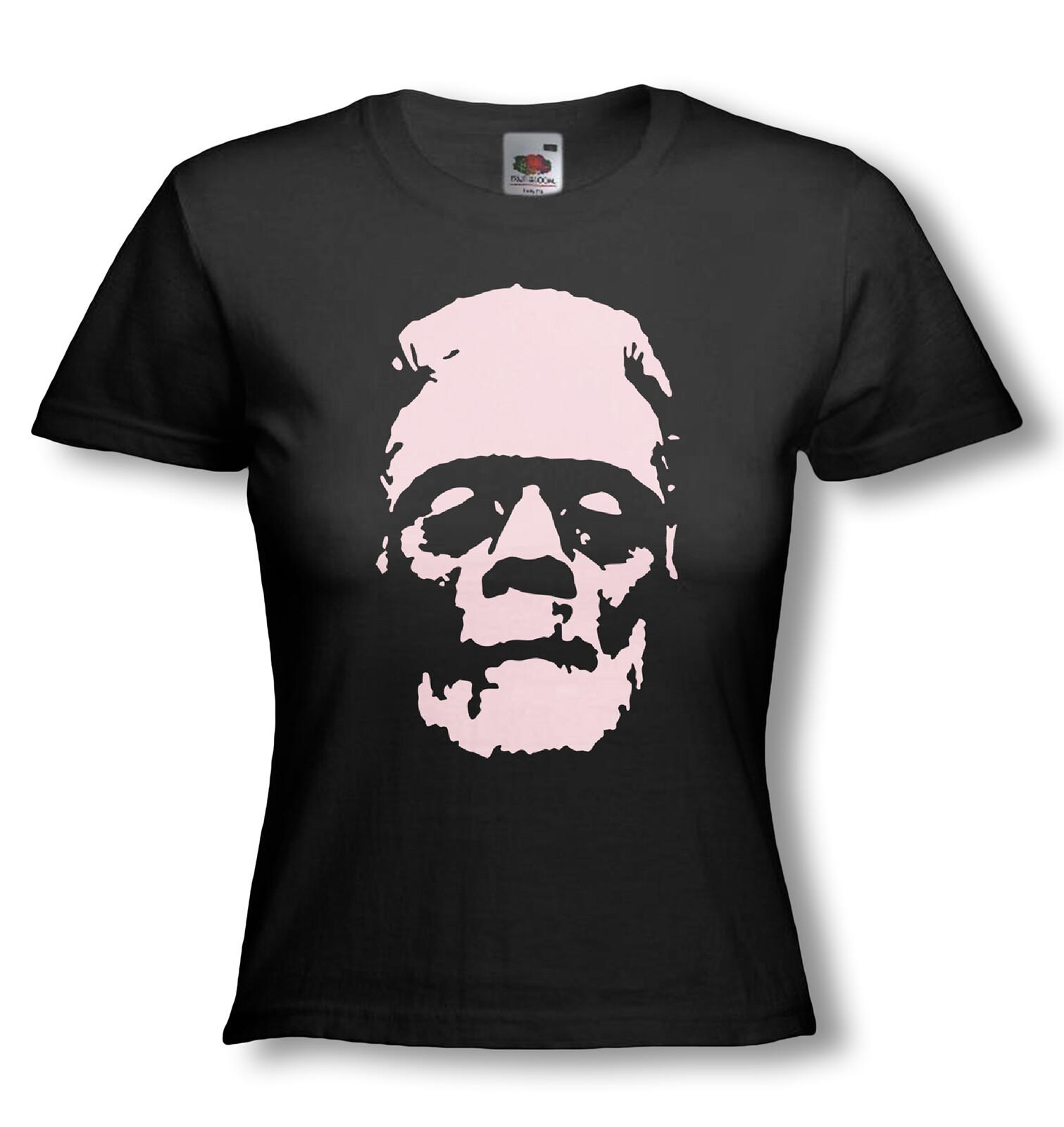 Frankensteins Monster 100% Cotton T-shirt Mens Tees Top - Boris Karloff - VINTAGE HORROR - Ladyfit 100% Cotton T-shirt Mens Tees Top 3XL