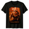Halloween (1978) Movie Poster Inspired 100% Cotton T-shirt Mens Tees Top Retro 80s Tee