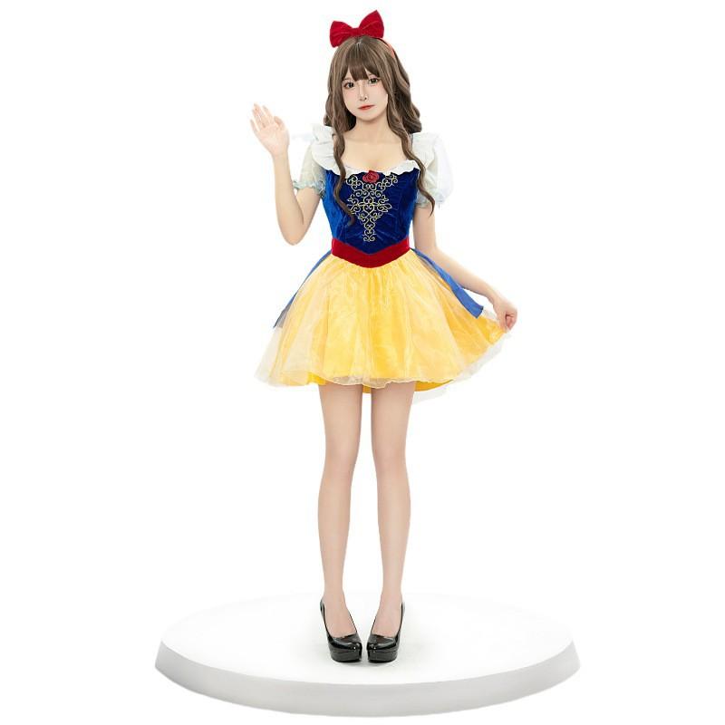 Halloween new Snow White costume dress adult summer party costume