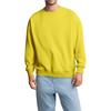Unisex Solid Color Round Neck Pullover Ribbed Long-sleeved Sweatshirt