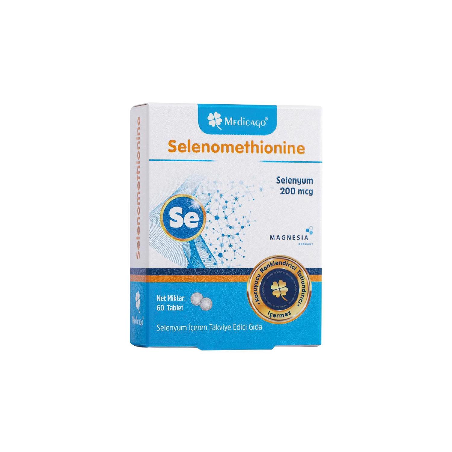 

Selenomethionine Selenium 200 Mcg 60 Tablets