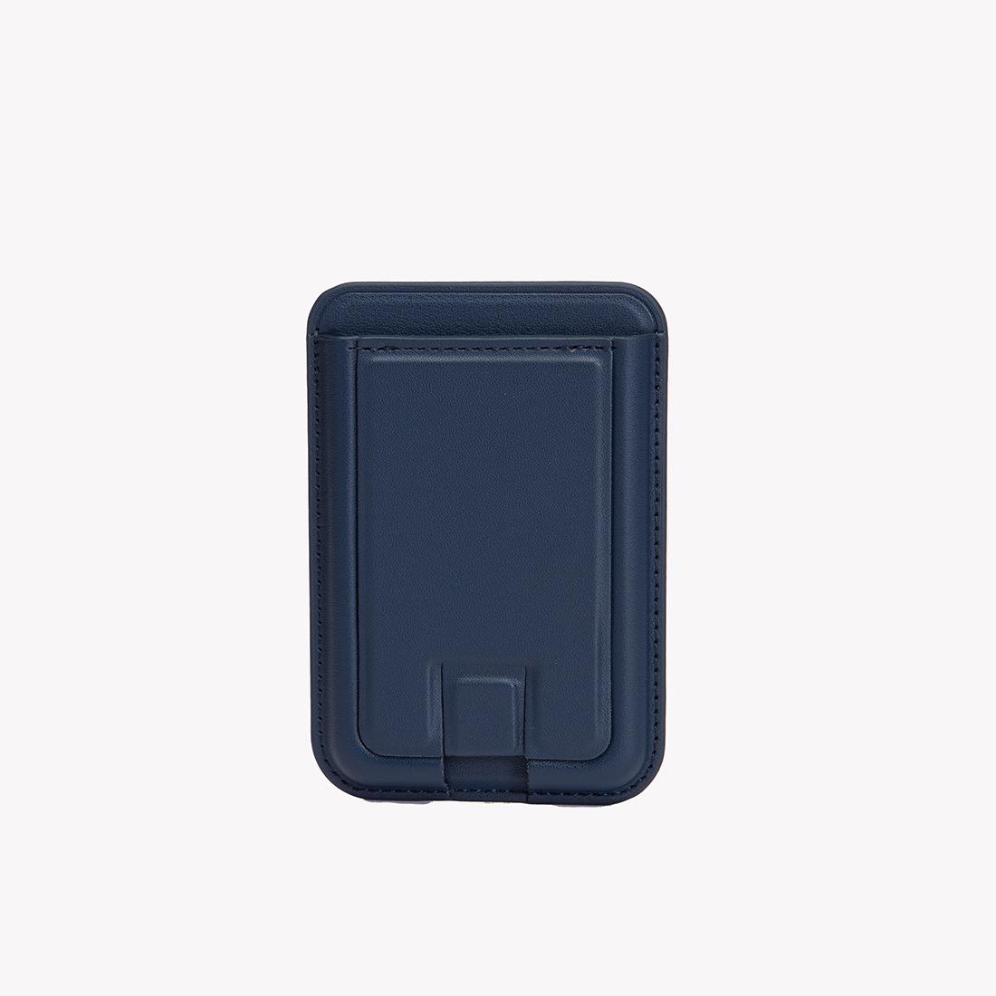 

Compatible with iPhone 13/14/15, Magnetic Magsafe Card Holder Stand, H-Shaped PU Sleeve. 3M Adhesive