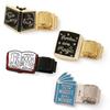 Book Shaped Pen Clip Metal Spring Pen Keeper Multi-functional Pen Holder  Journals & Notebook