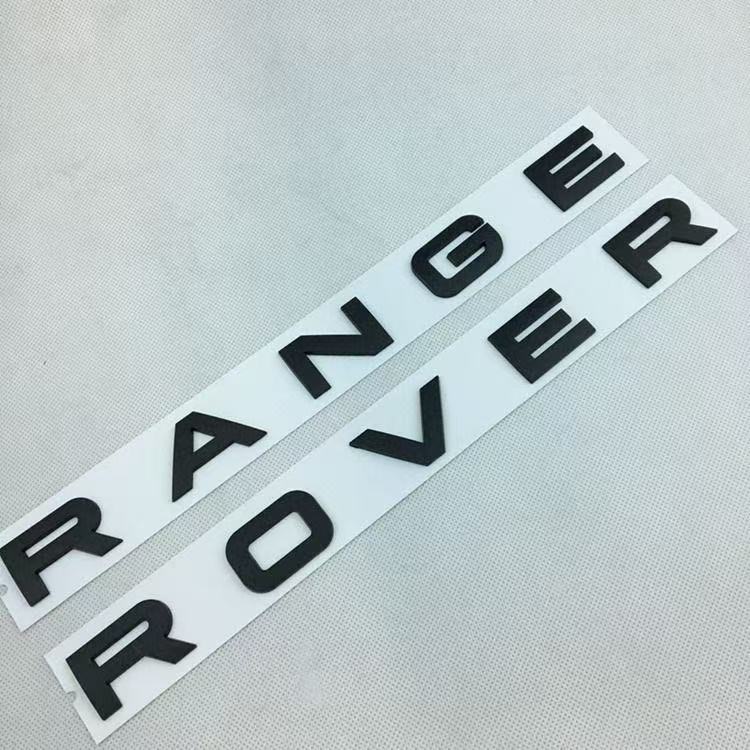 Fit Land Rover Emblem, RANGE ROVER Hood Badge for Evoque, Land Rover Letter Logo Sticker XS3