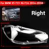 Headlight Glass For BMW X5/X6 F15/F16 2014 2015 2016 2017 2018 Headlamp Shell Transparent Lens Cover Replacement Car Accessories