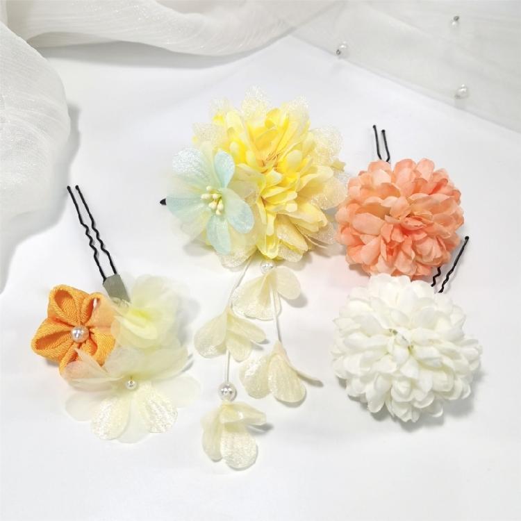 Beautiful Hairpins Japonism Tsumami Kimono Traditional Costume Japonisme Cosplay