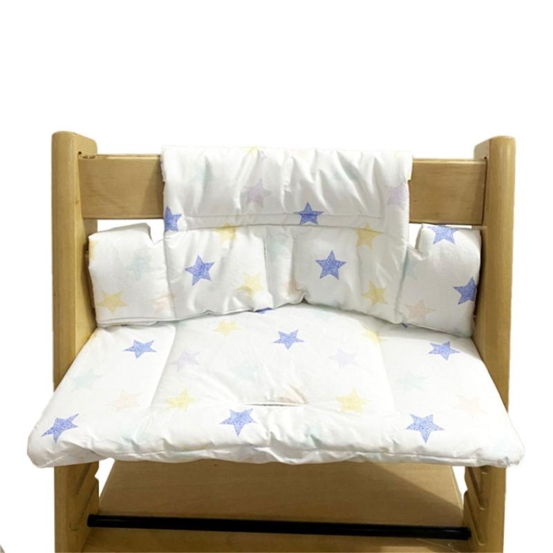 Soft High Chairs Cushions Baby Seats Cover with Graphics Comfortable Cotton Seats Cover High Chairs Accessories