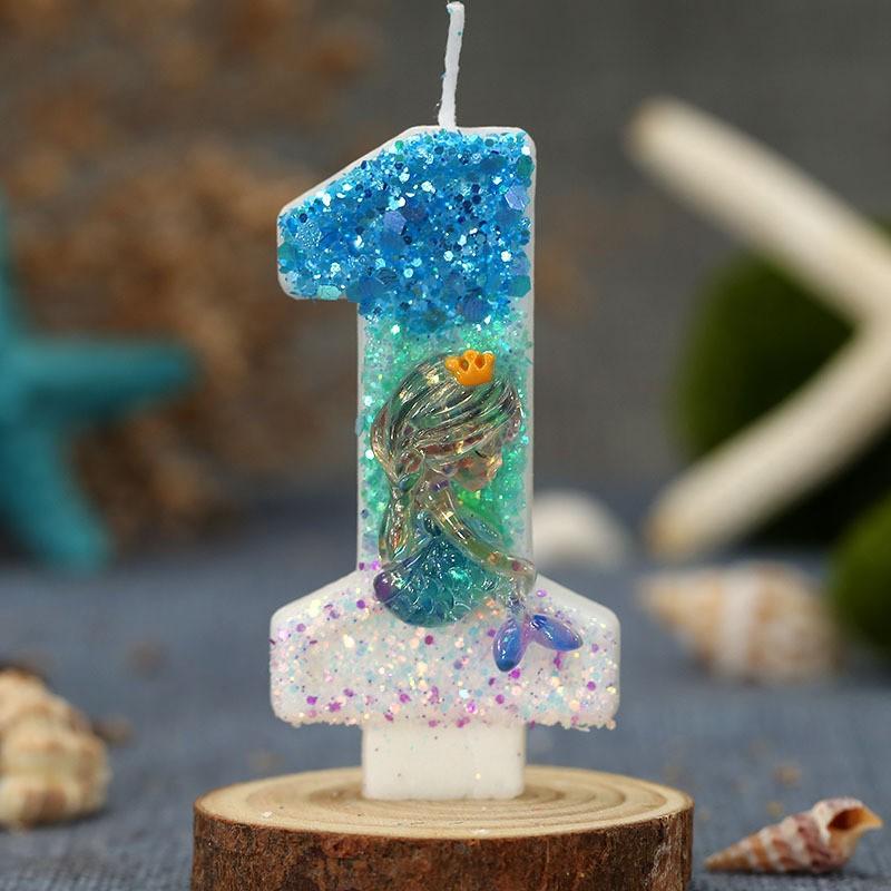 

Ocean Beach Crown Mermaid Digital Candle One Size