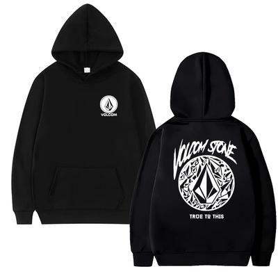 Volcom Herren Kapuzenpullover mit langen Ärmeln, Hip Hop Mode Lässig Streetwear Outdoor Herbst/Winter Sportbekleidung