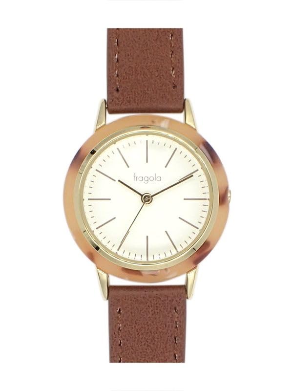 

[Подписаться] Часы fragola Acetic Color Bezel Watch H04421A-1 BR женские коричневые