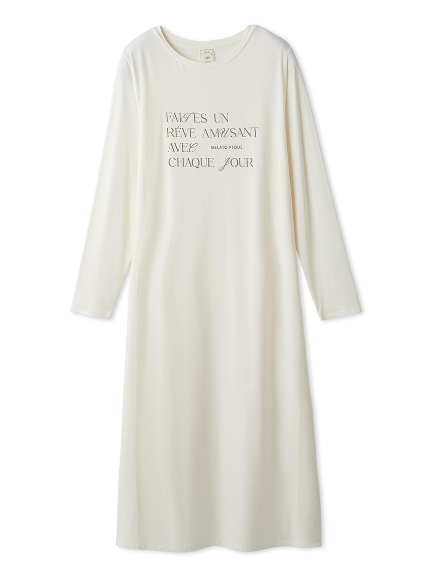 

Gelato Pique Feminine Rayon Logo Dress PWCO254291CRMF