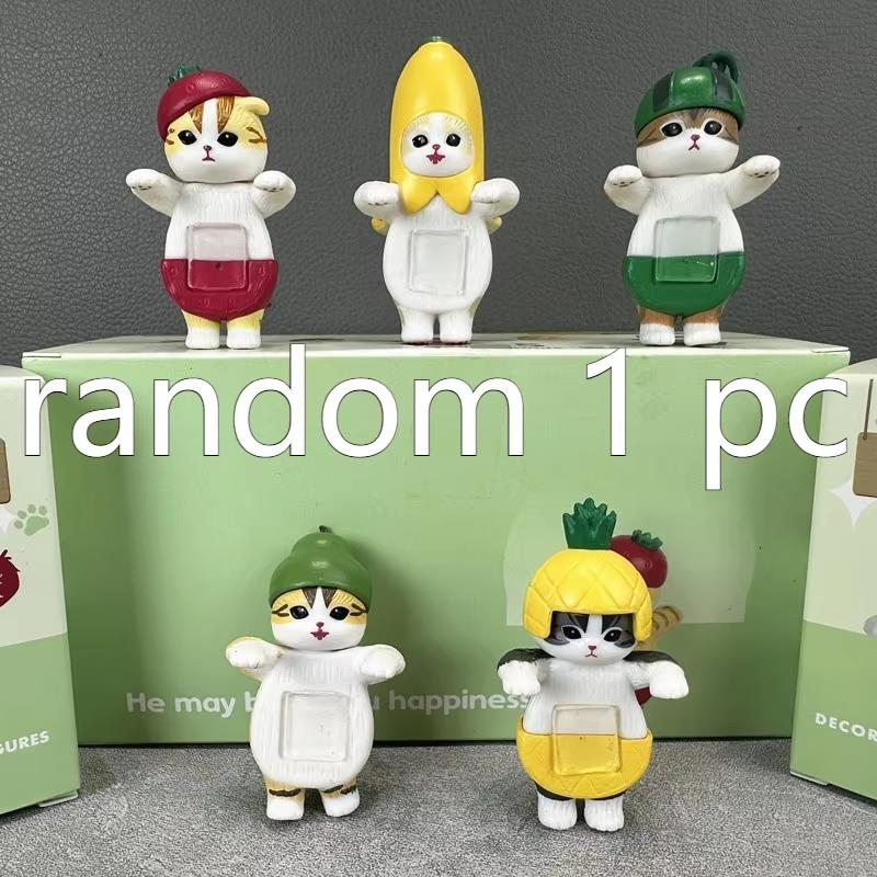Mofusand Fruit Nyan Gachapon Pineapple Cat Blind Box Kawaii Desktop Decoration Car Decoration Collectable Toy Festival Gift