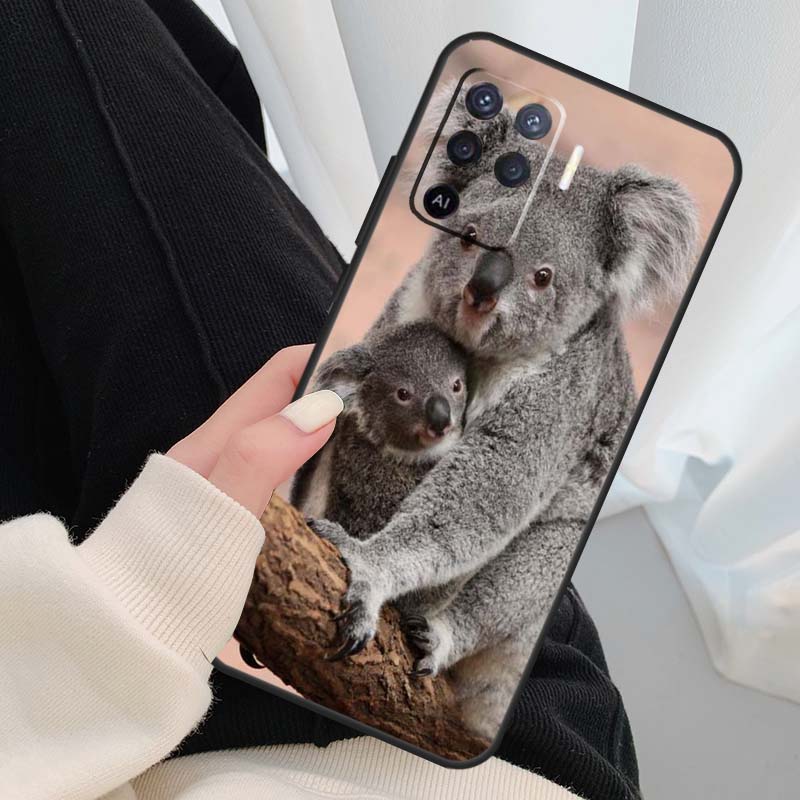 Australian Koala Case For Oppo A40 A60 A80 A5 Pro A15 A16 A17 A57 A77 A94 A74 A54 A76 A96 A18 A38 A58 A78 A98