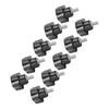 10Pcs M5x25x10 Clamping Handle Nut with FivePointed Star Handle Lathe Accessories