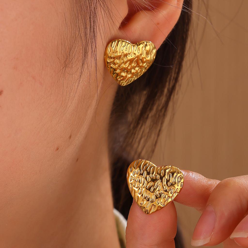 Women Exaggerated Gold Color Daisy Flower Hanging Earrings Stainless Steel Geometry Irregular Ear Piercing Jewelry Christmas