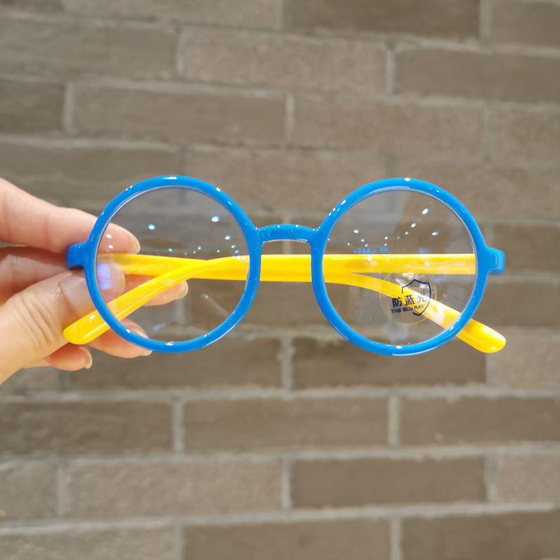 

Super cute macaron color scheme baby anti-blue glasses soft silicone frame children s photo concave flat mirror anti-blue light flat mirror 0 degrees