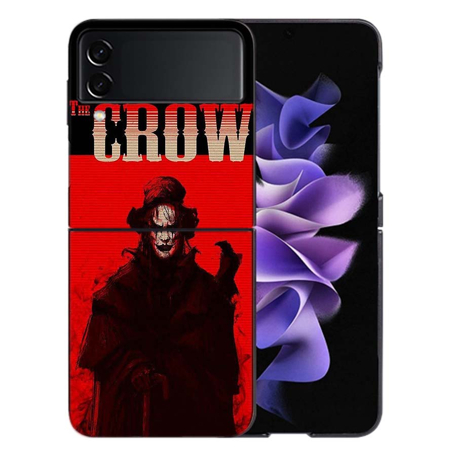 Movie THE C-CROW Phone Case For Samsung Z Flip 6 7 5G Galaxy Z Flip 5 4 3 5G Cases Shockproof Hard Cover TPU