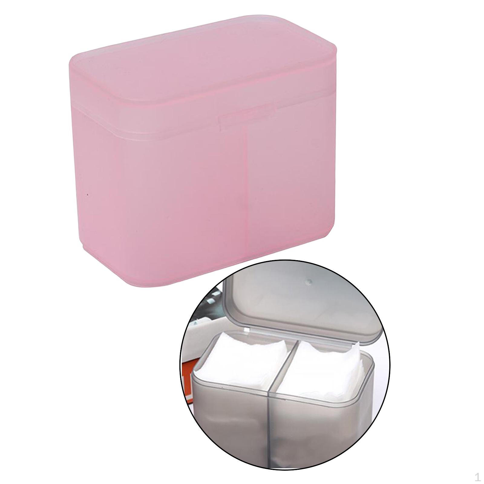 

Swab Ball Holder Dispenser, Makeup Pads Storage, Easy to Use, Wear-Resistant and Durable, рожевий