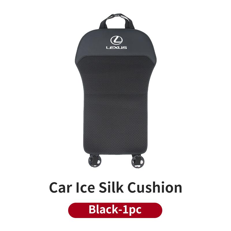 Car Ice Silk Seat Cushion Backrest Seat Cover Waist Pad Interior For Lexus UX250h RX450h CT200h RX400h NX300h RX350 RX300 GX4