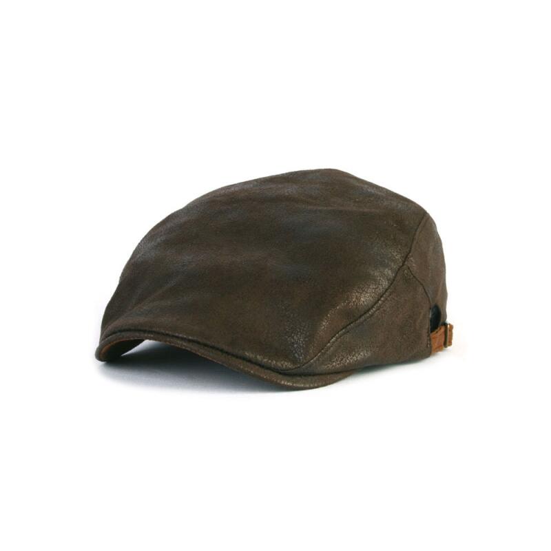 Oversized vintage hunting cap with side straps and a bun hat XL