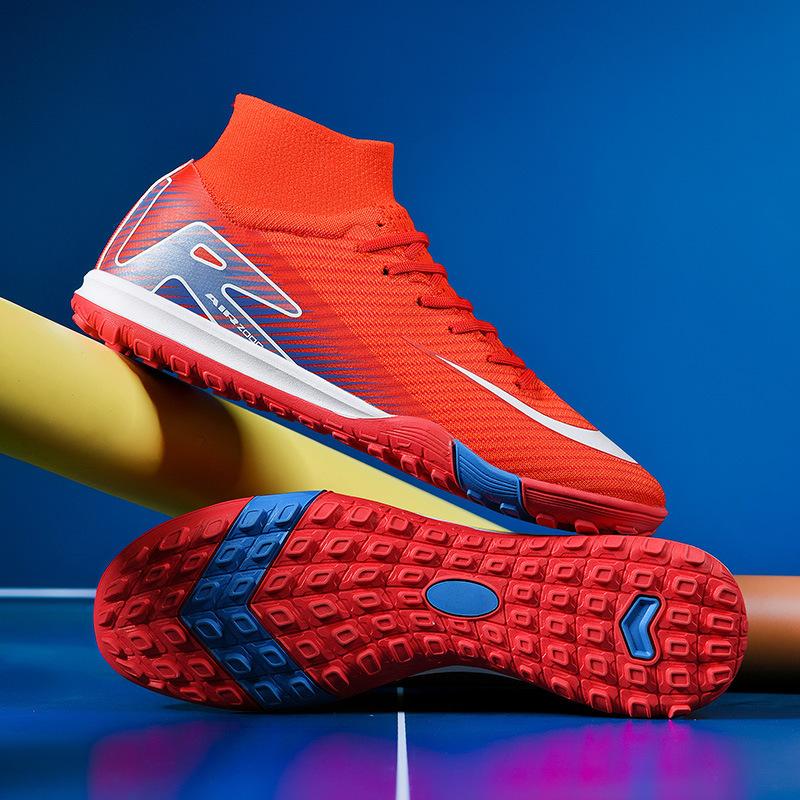 Spike Football Shoes Youth Students Grass Professional Game Training Football Shoes Shattered Nails Lightweight Football Shoes