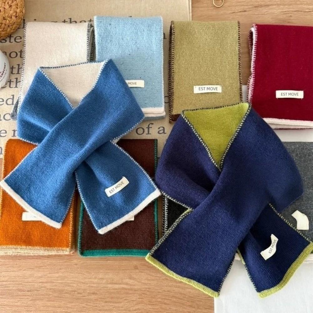 Warm Fabric Knitted Neck Warmer Soft Knitted Warm Neck Protector Autumn Winter Season