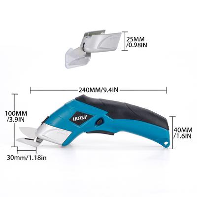 3.6V Multifunctional Electric Scissors Fabric Cutting Machine Leather Scissors With Tungsten Steel Blades USB Rechargeable Tool