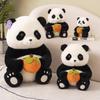 God kaki skjer panda plysjdukke simulering panda dukke Sichuan Chengdu turistsouvenir barnegave
