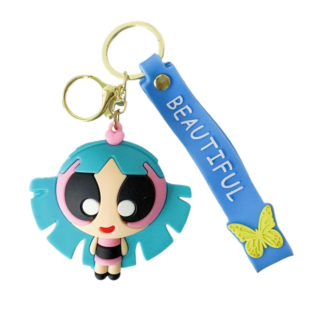 Creative Flying Female Police Keychain Pendant – Car Accessory & Small Gift