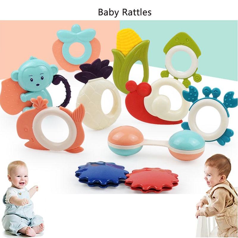 Baby Rattle Gift Set 10 Piece Bundle For Newborns