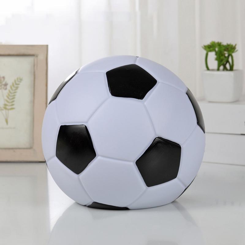 Creative Basketball/Soccer Coin Saving Jar Sports Themed Piggy Banks Fashionable Money Organizer Desktops Decorations