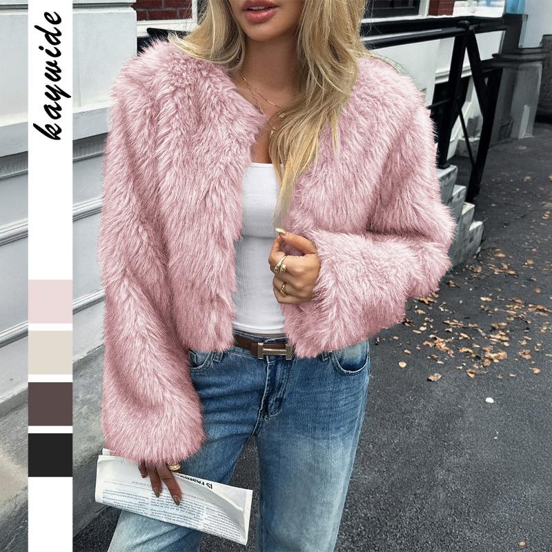 Casual Solid Color Sweater Coat Women's 2025 Autumn and Winter