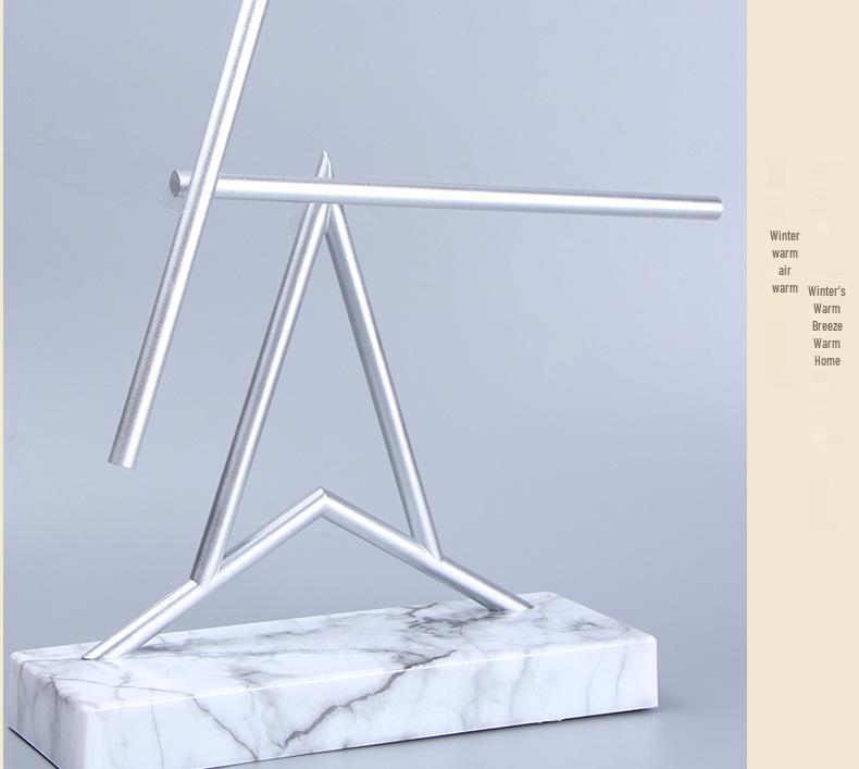 Newton's Cradle Rechargeable Iron Man Chaos Pendulum Perpetual Motion Machine Ornament for Creative Living Room Decor