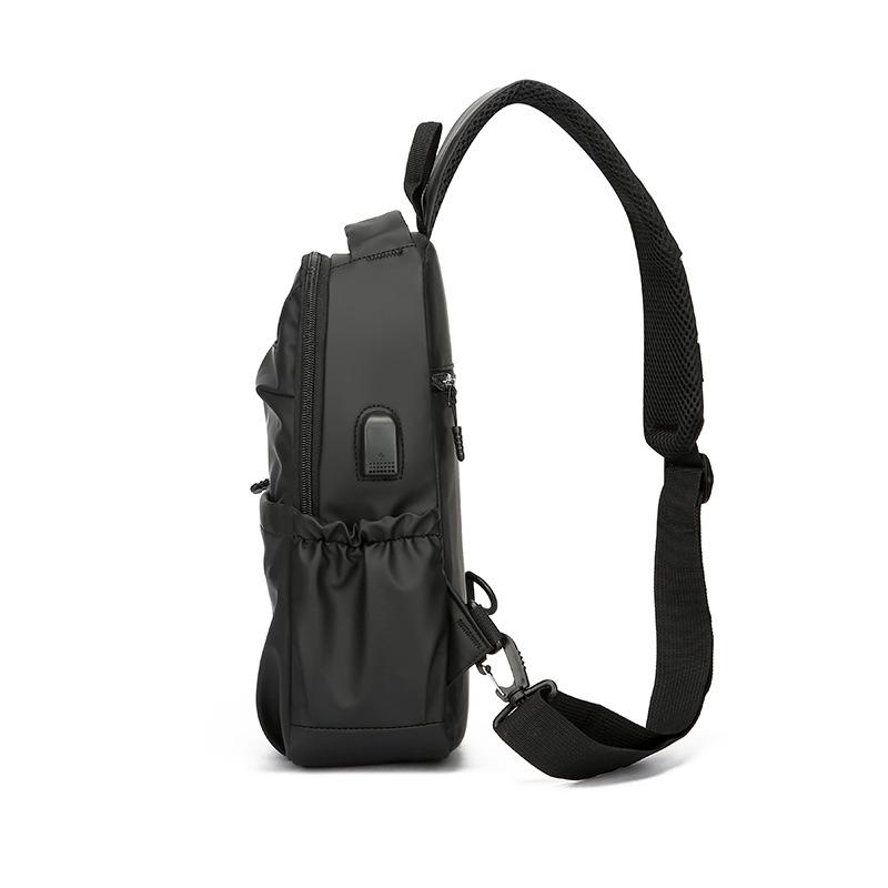 Simple and Versatile Men's Chest Bag Light and Casual Men's Bag Crossbody Backpack Single-shoulder Bag