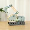 Wooden Variety of DIY Nut Combination, Young Children Creative Screws Puzzle Fight Disassembly Building Block Interactive Toys