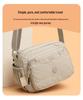 Autumn 2025 Large Capacity Nylon Crossbody Bag - Women's Multi-Compartment Trendy Square Bag for Moms