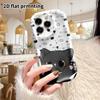 Phone Case: 2D Flat Design Suitable for iPhone 18 17 16 15 14 13 Pro Film Protective Case, Couple Style, Little Black Cat, Christmas and Halloween Gif