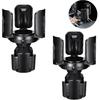 2 Pack Car Cup Holder Expander Adapter (Adjustable) This Hill All Purpose Cup Holder Expander For Car With Rubber Fits Less Than 5.51" Large Bottles